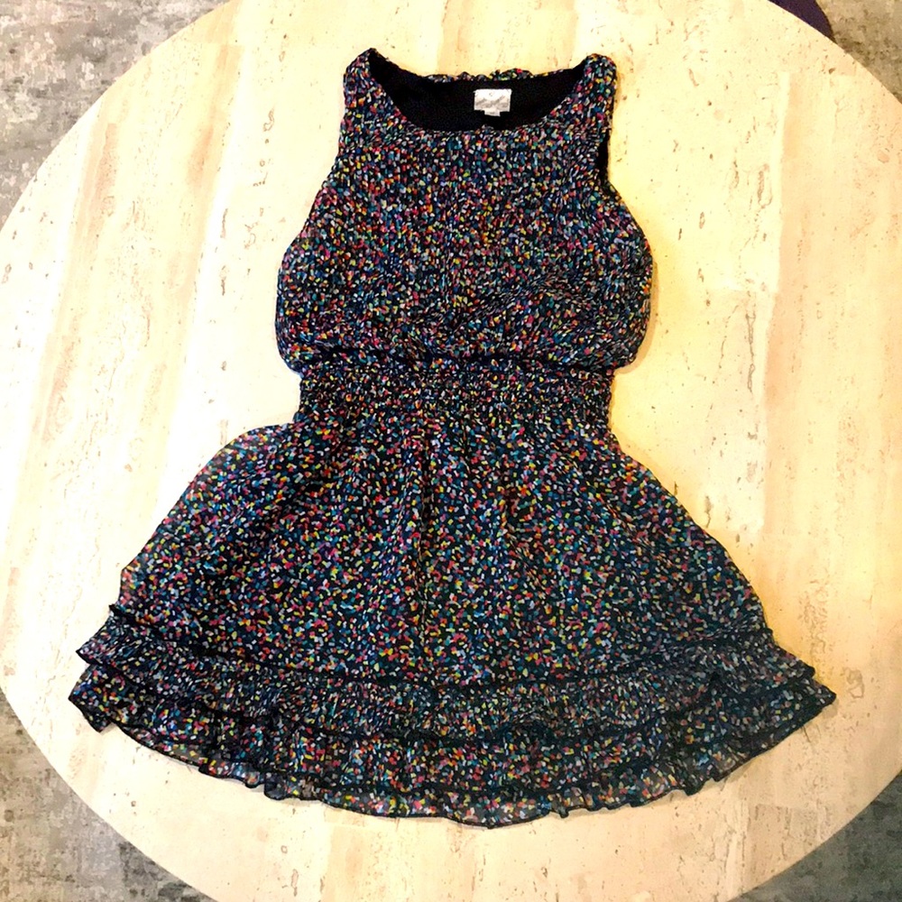 D- Signed - M Confetti Ruffled Dress